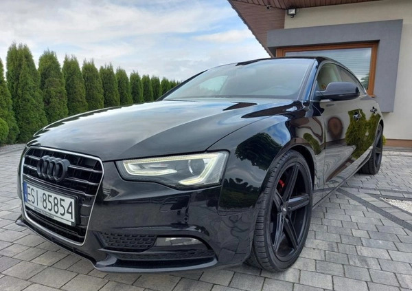 Audi A5 cena 49909 przebieg: 197000, rok produkcji 2011 z Sieradz małe 596